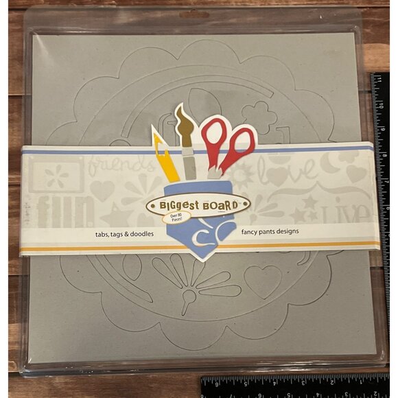 Fancy Pants Designs Biggest Board Chipboard Tabs Tags & Doodles 80 Pieces 954 - Picture 1 of 5